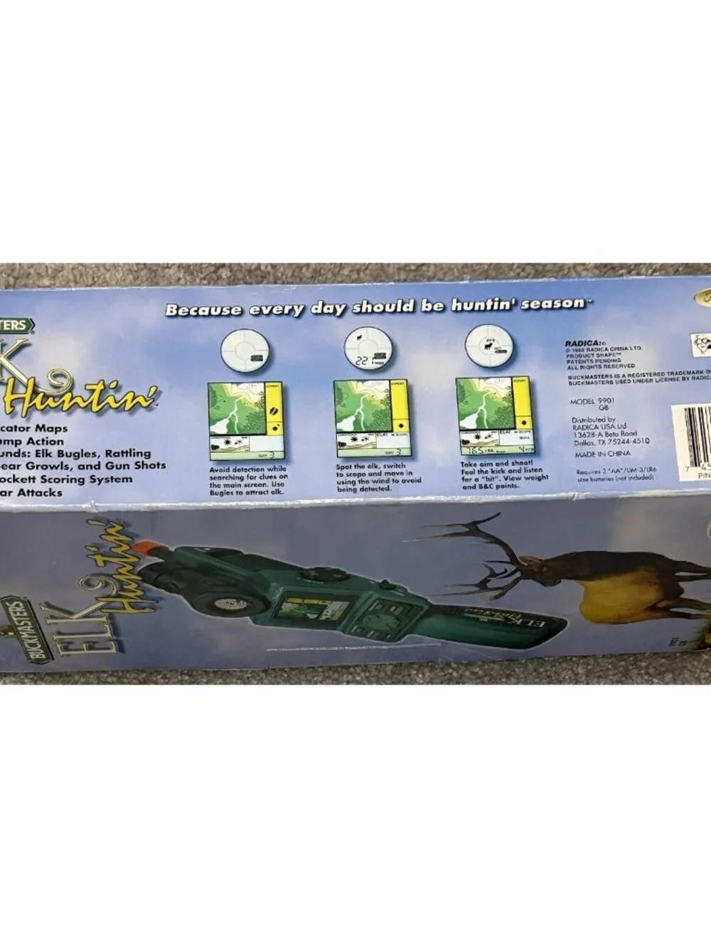 BuckMasters Simulated Elk Huntin' Rifle Game Monte Carlo By Radica